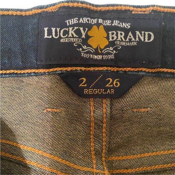 Lucky Brand Sofia Skinny Dark Denim Jeans Sz 2 - Picture 8 of 10